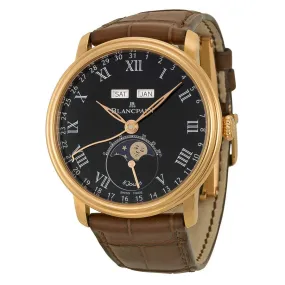 Blancpain Villeret Complete Calendar 8 Days Men's Watch 6639-3637-55B