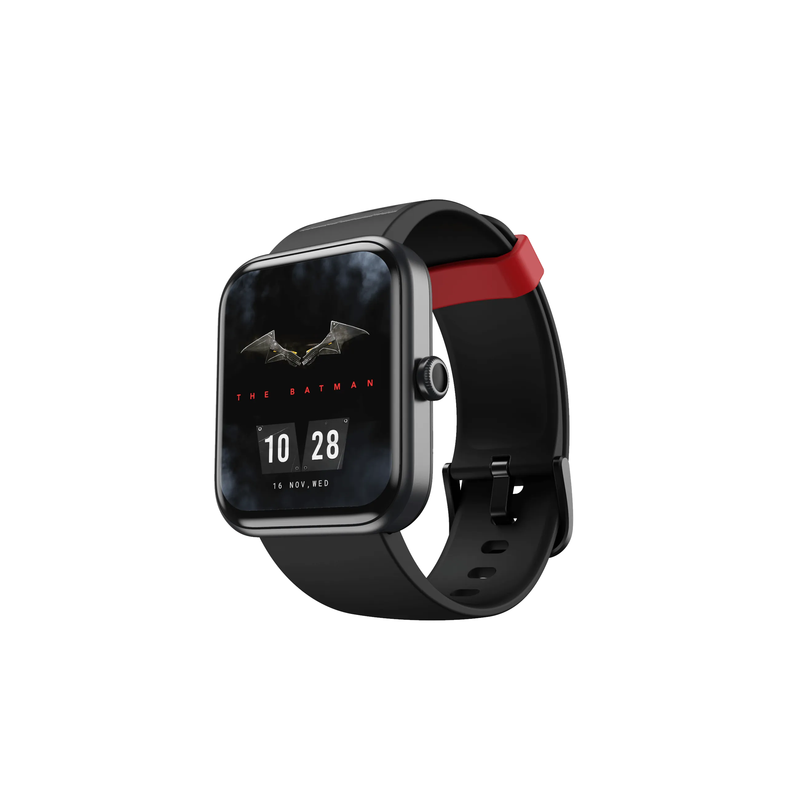 boAt Watch Xtend‌ Batman DC Edition | Premium Smart Watch with Alexa Built-in, 1.69" Inches Big Square Display
