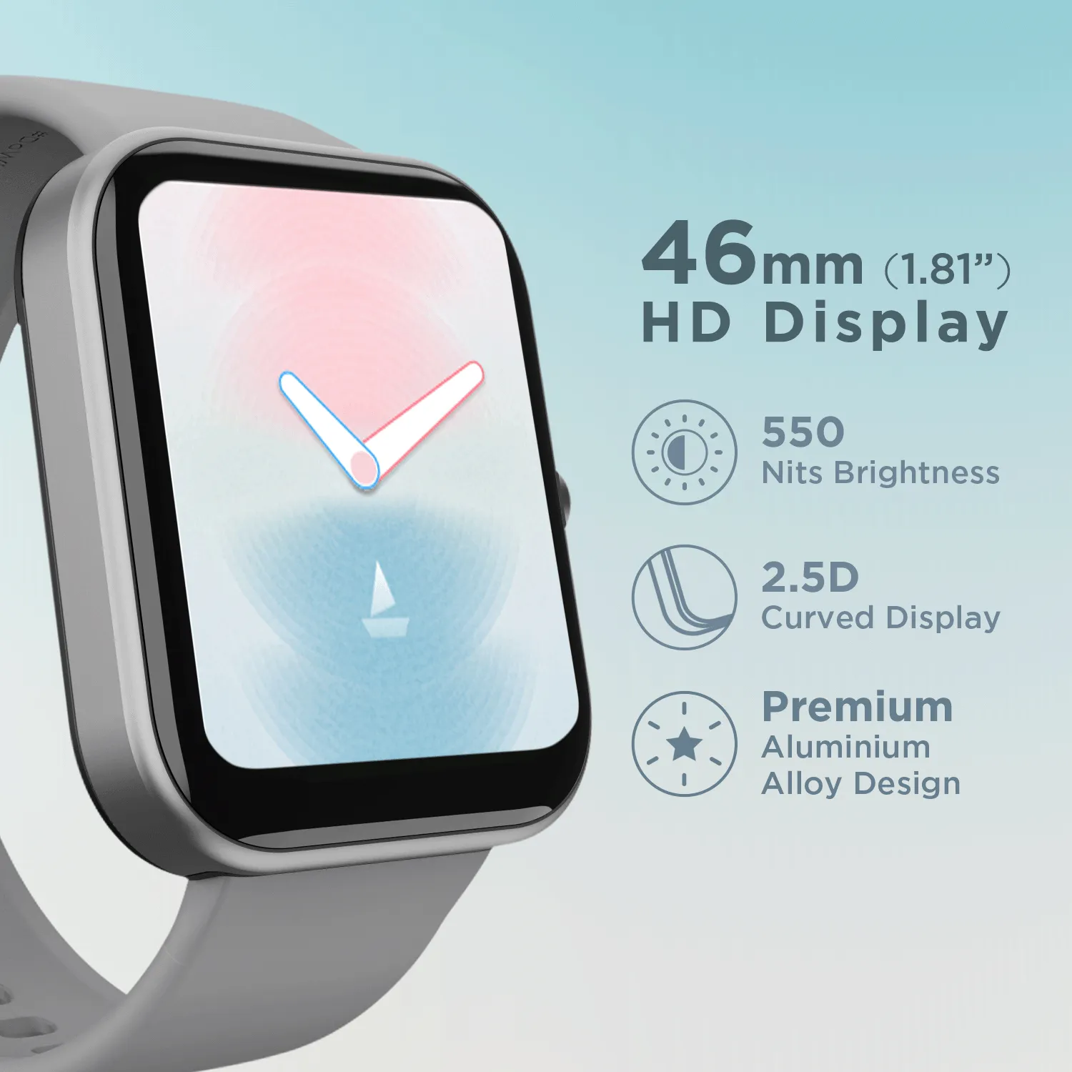 boAt Wave Arcade | 1.81" (4.59 cm) Display Bluetooth Calling Smart Watch with 100  Sports Modes, Save up to 50 contacts, IP68 Dust and Water Resistance