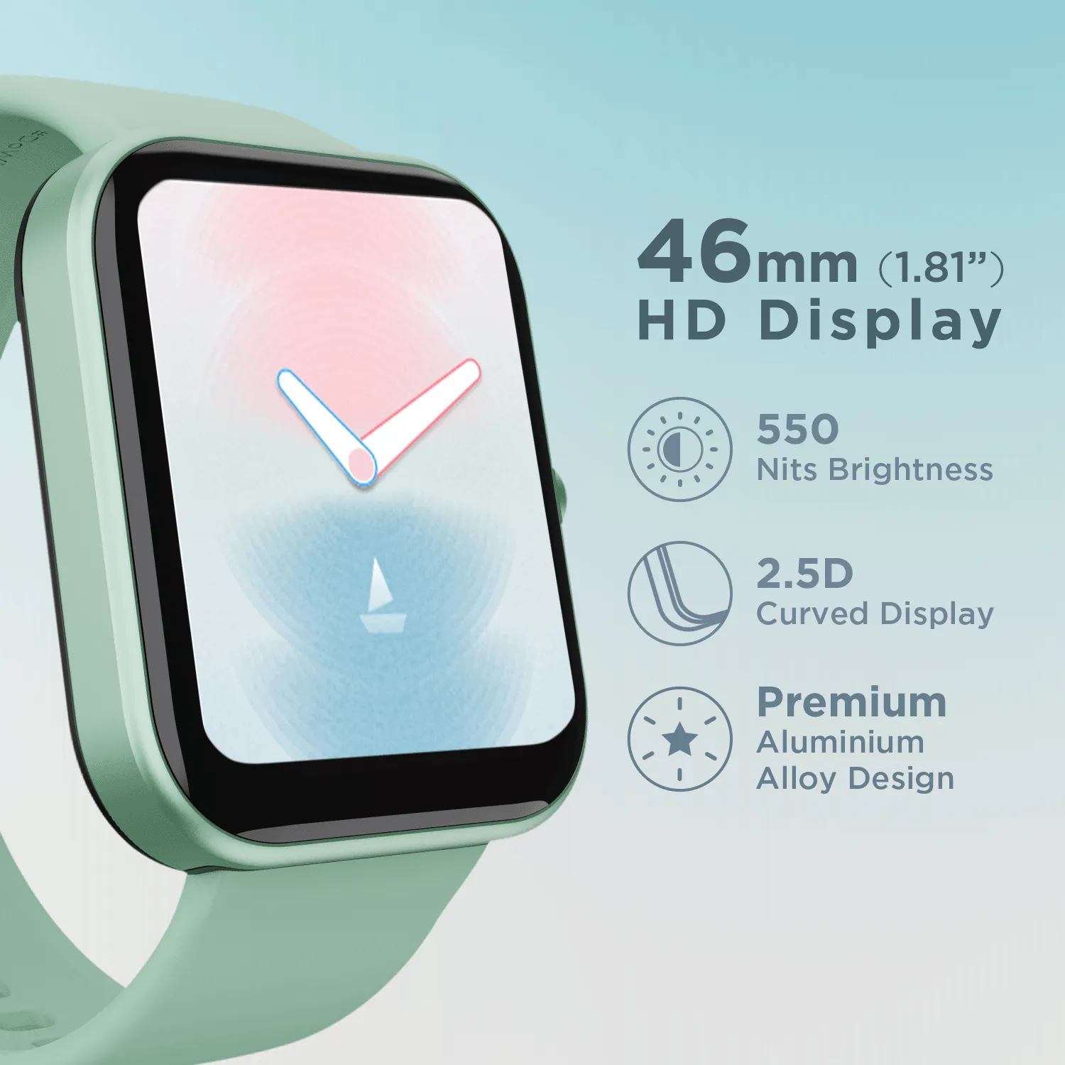 boAt Wave Arcade | 1.81" (4.59 cm) Display Bluetooth Calling Smart Watch with 100  Sports Modes, Save up to 50 contacts, IP68 Dust and Water Resistance