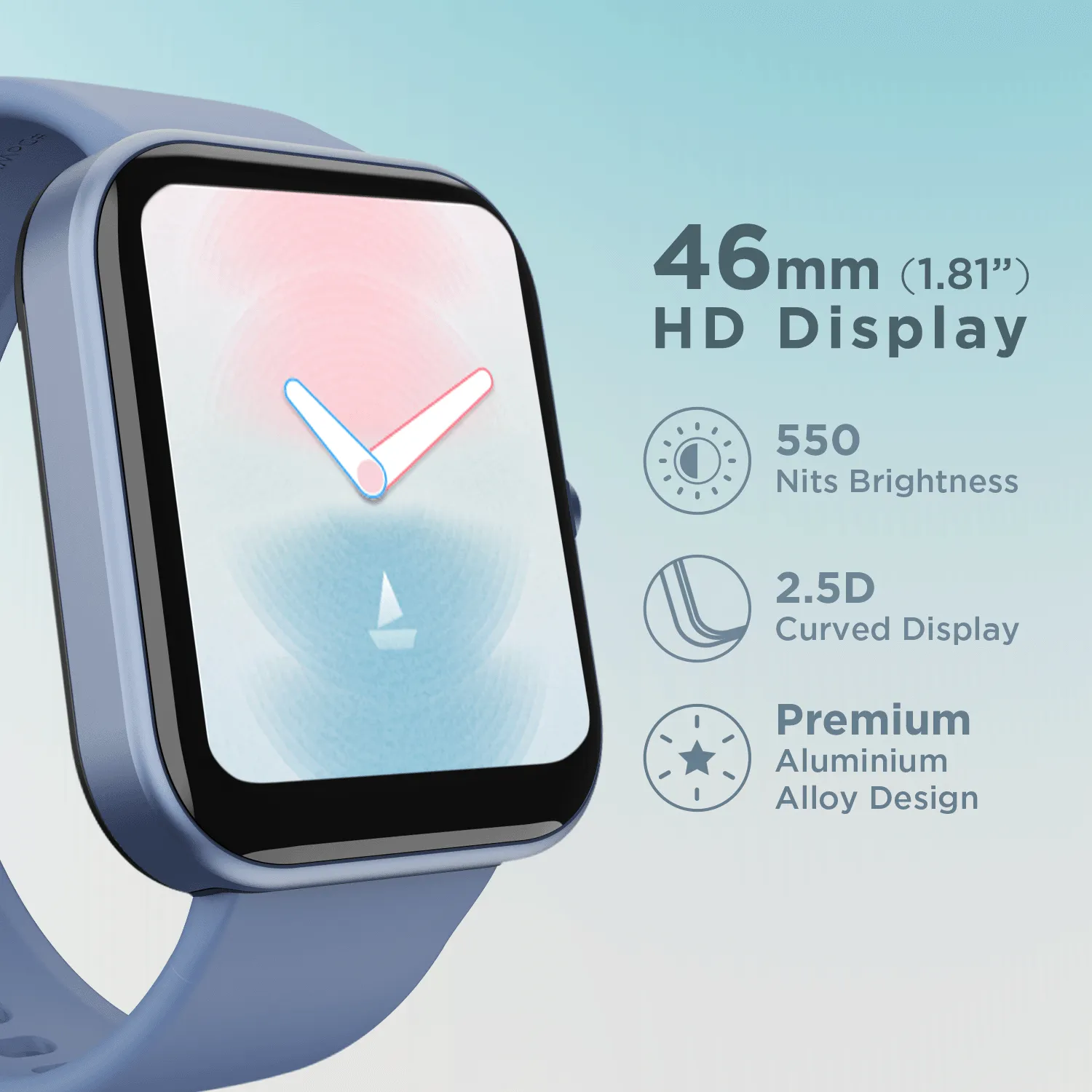 boAt Wave Arcade | 1.81" (4.59 cm) Display Bluetooth Calling Smart Watch with 100  Sports Modes, Save up to 50 contacts, IP68 Dust and Water Resistance