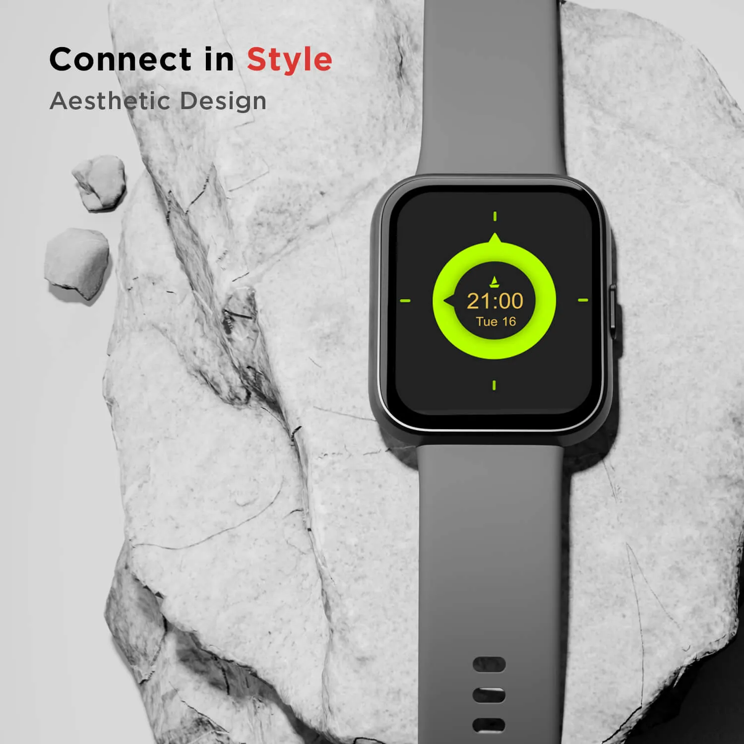 boAt Wave Fit Call | Alexa Built-in Smart Watch with 1.69" (4.29cm) HD Display, 60  Sports Modes, HR & SpO2 Monitoring