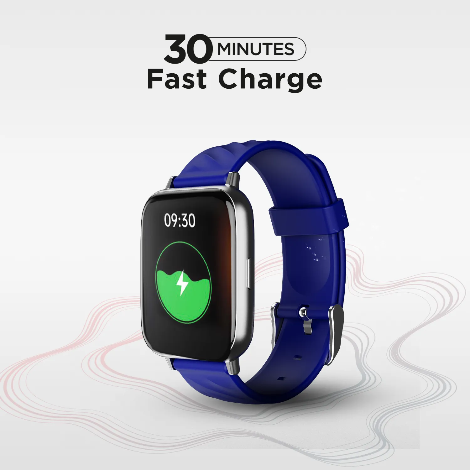 boAt Wave Prime 47 | Fitness Smartwatch with Sedentary Reminders, 550 Nits Brightness, 1.69" (4.29cm) HD display, Full Charge in 30 Mins, 100  Custom Watch Faces, Blood Oxygen Monitor