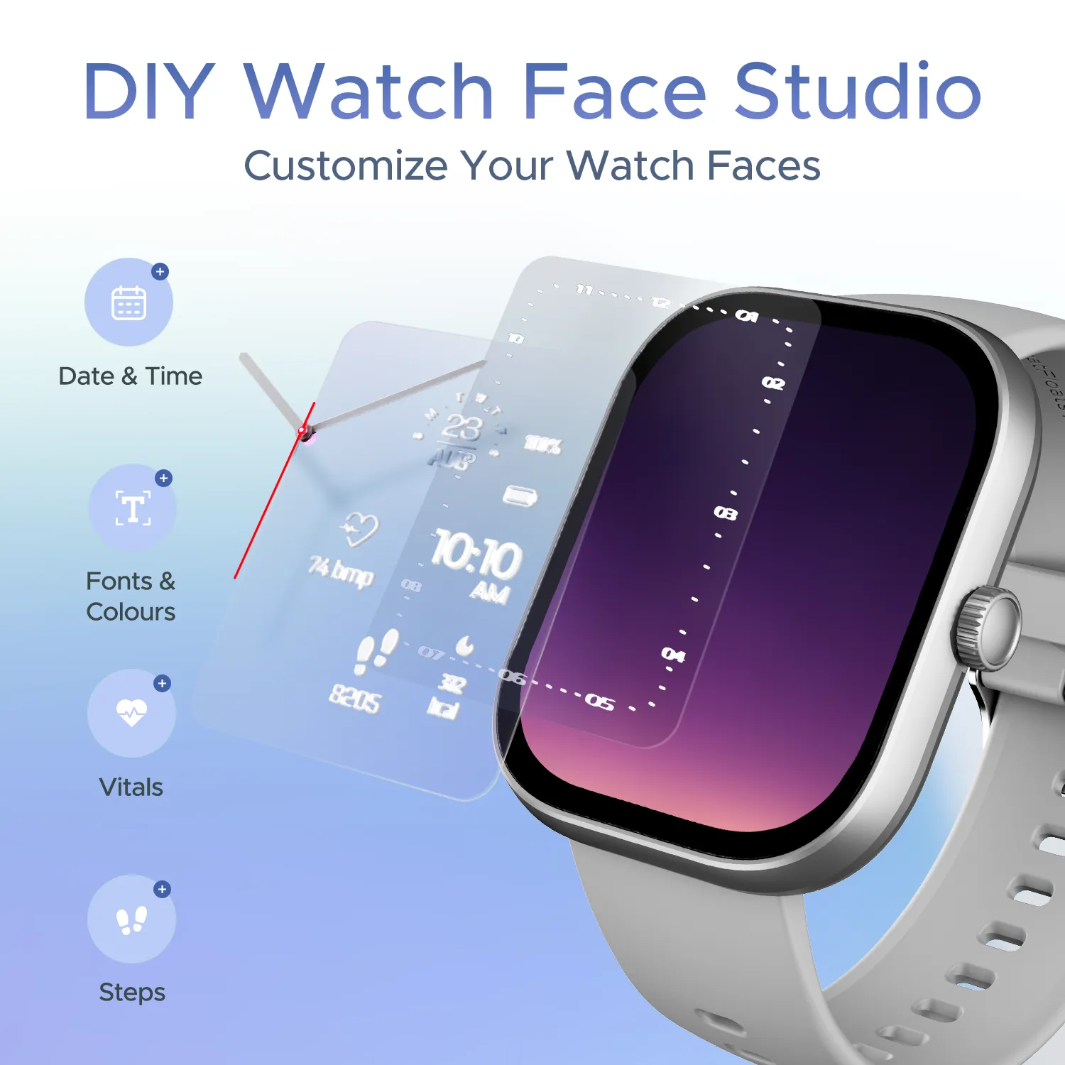 boAt Wave Sigma | Smartwatch with 2.01" (5.10cm) HD Display, BT Calling, Powered by Crest  OS, 700  Active Modes