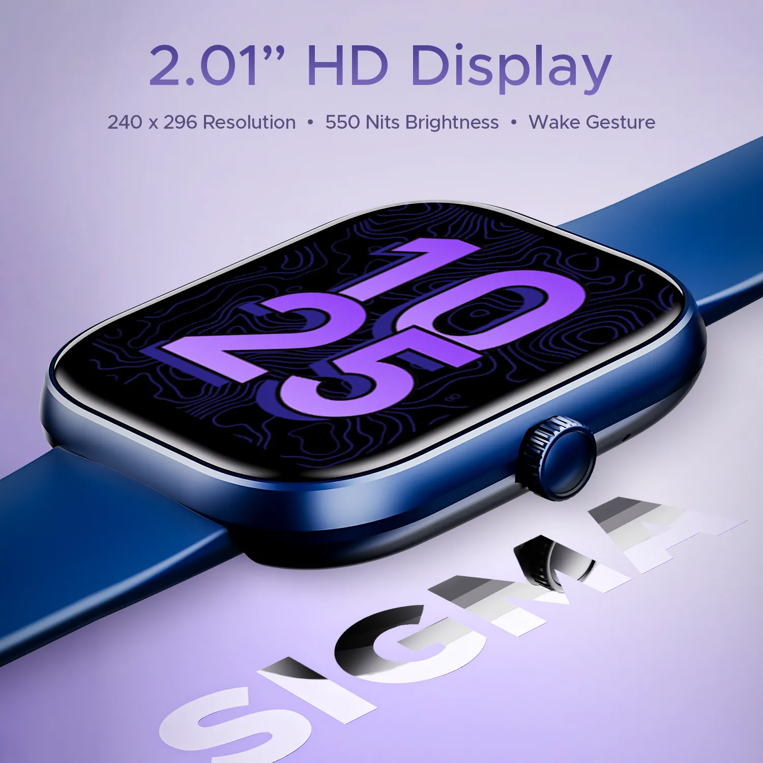 boAt Wave Sigma | Smartwatch with 2.01" (5.10cm) HD Display, BT Calling, Powered by Crest  OS, 700  Active Modes