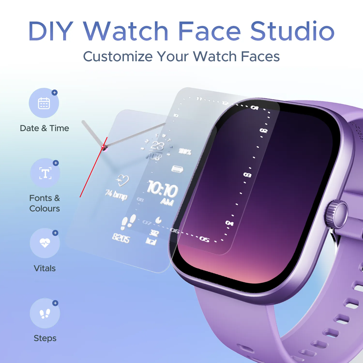 boAt Wave Sigma | Smartwatch with 2.01" (5.10cm) HD Display, BT Calling, Powered by Crest  OS, 700  Active Modes
