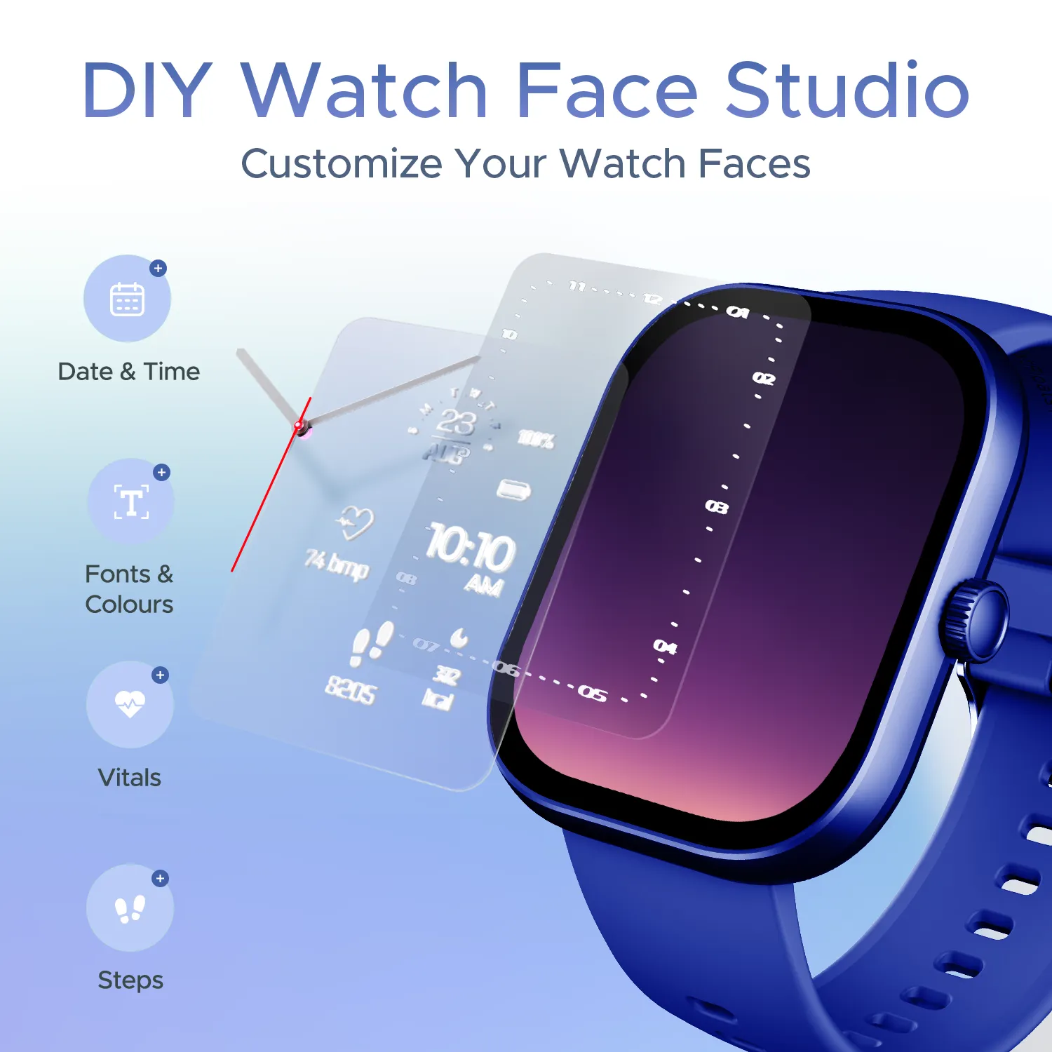 boAt Wave Sigma | Smartwatch with 2.01" (5.10cm) HD Display, BT Calling, Powered by Crest  OS, 700  Active Modes