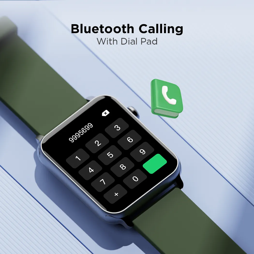boAt Wave Voice | Most Featured Calling Smart Watch with 10 days of battery life, 1.68" (4.29cm) HD Curved Display, SpO2 & Heart Rate Monitoring