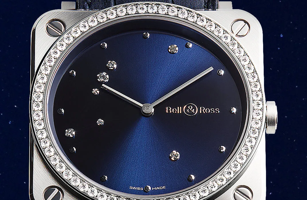 BR Watch BRS Blue Diamond Eagle Diamonds