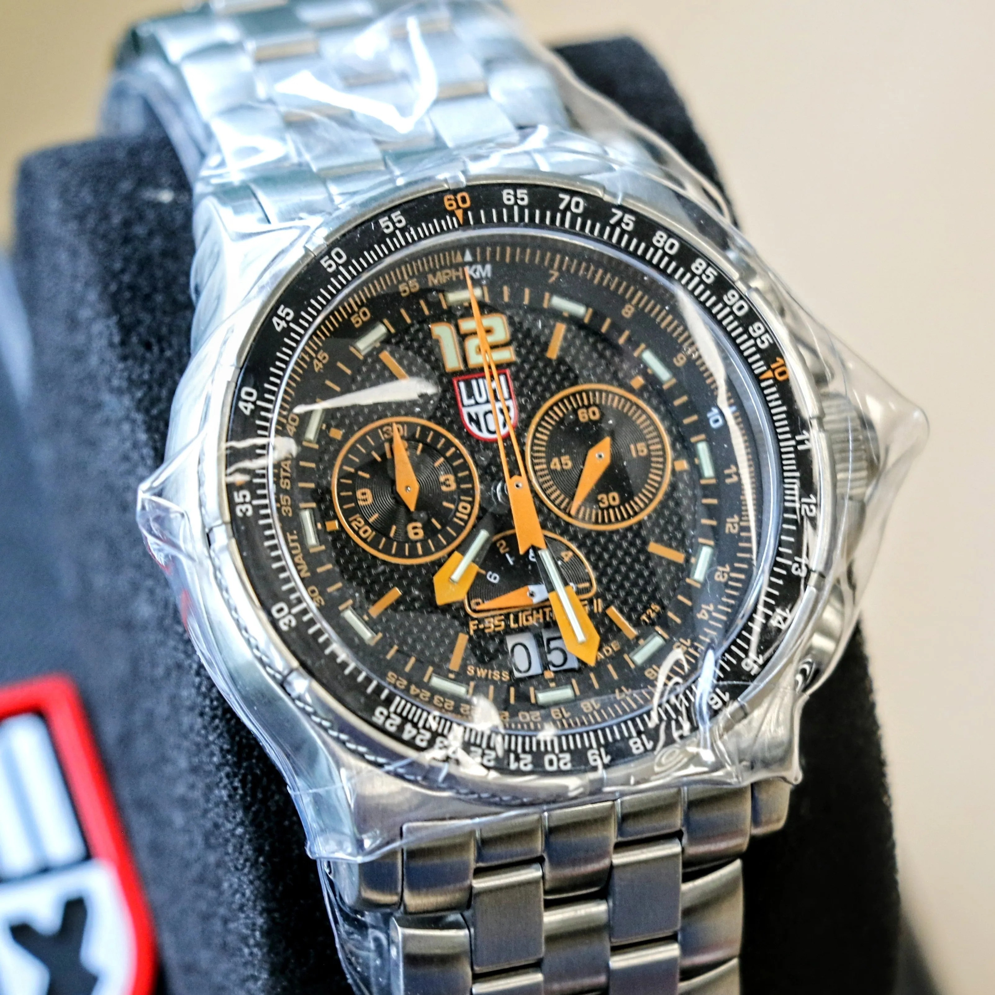 Brand-New LUMINOX F-35 Lightning II Chronograph Watch 9382 Quartz Wristwatch