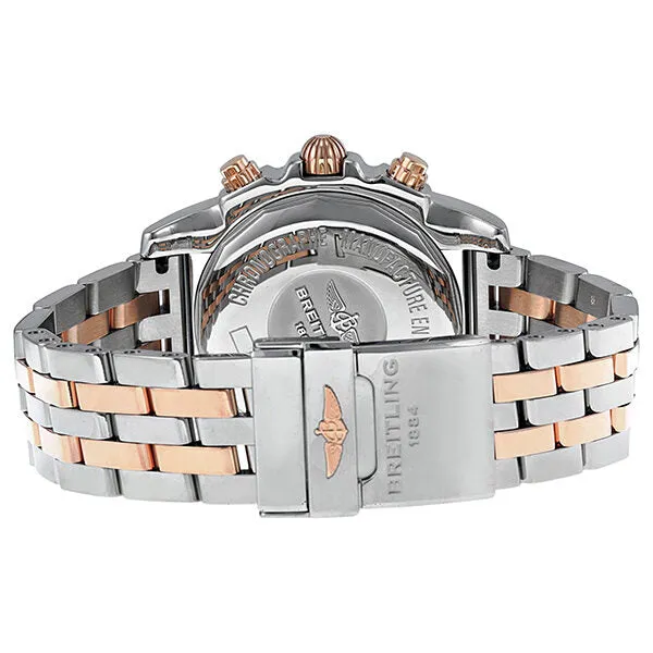 Breitling Chronomat 41 Automatic Chronograph Rose Gold and Stainless Steel Men's Watch CB014012-A722TT CB014012-A722-378C
