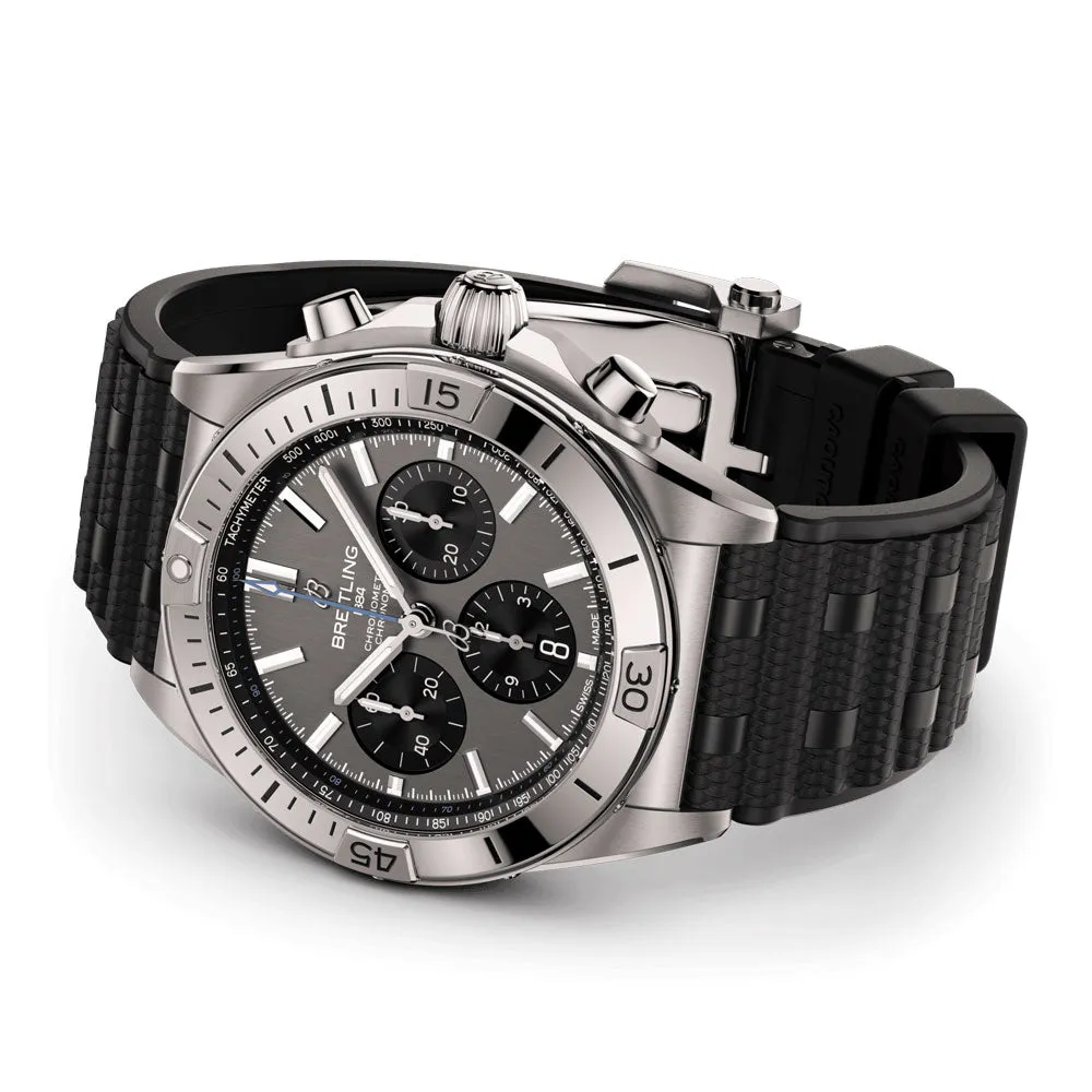 Breitling Chronomat B01 42mm Anthracite Dial Titanium Automatic Chronograph Gents Watch EB0134101M1S1