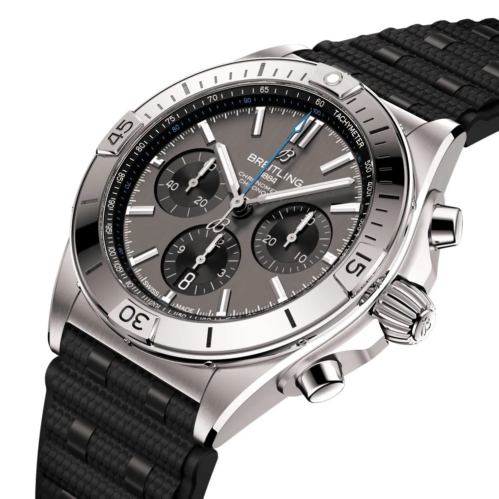Breitling Chronomat B01 42mm Anthracite Dial Titanium Automatic Chronograph Gents Watch EB0134101M1S1