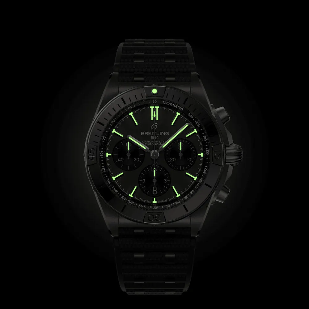 Breitling Chronomat B01 42mm Anthracite Dial Titanium Automatic Chronograph Gents Watch EB0134101M1S1