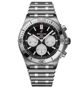 Breitling Chronomat B01 Chronograph 42 Steel with Black Dial
