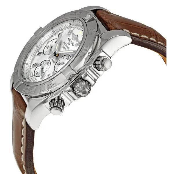 Breitling Chronomat B01 Silver Dial Chronograph Men's Watch AB011011-G684BRCD