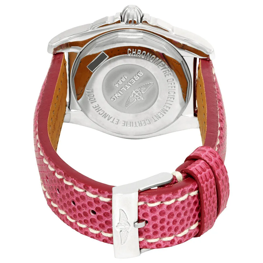 Breitling Galactic 36 Mother of Pearl Diamond Dial Ladies Leather Watch A7433053-A780LIZT