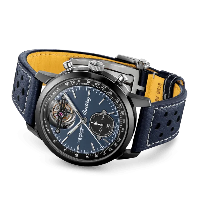 Breitling Top Time B21 Shelby Cobra Chronograph Tourbillon Ceramic & Titanium Men's Watch