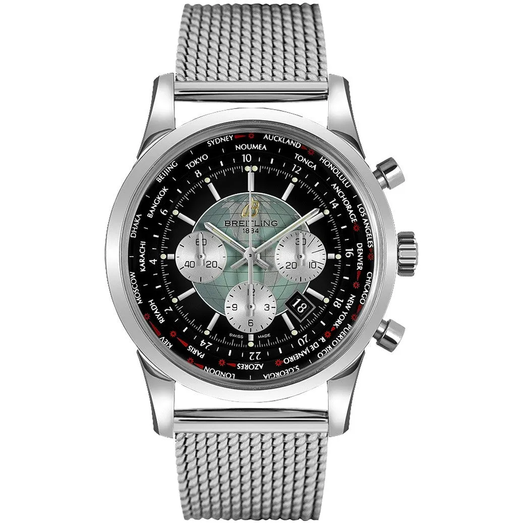 BREITLING Transocean Chronograph Unitime Gents Watch AB0510U4/BB62152A