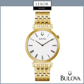 Bulova 97A153 Regatta Gold Stainless Steel Strap Men Watches