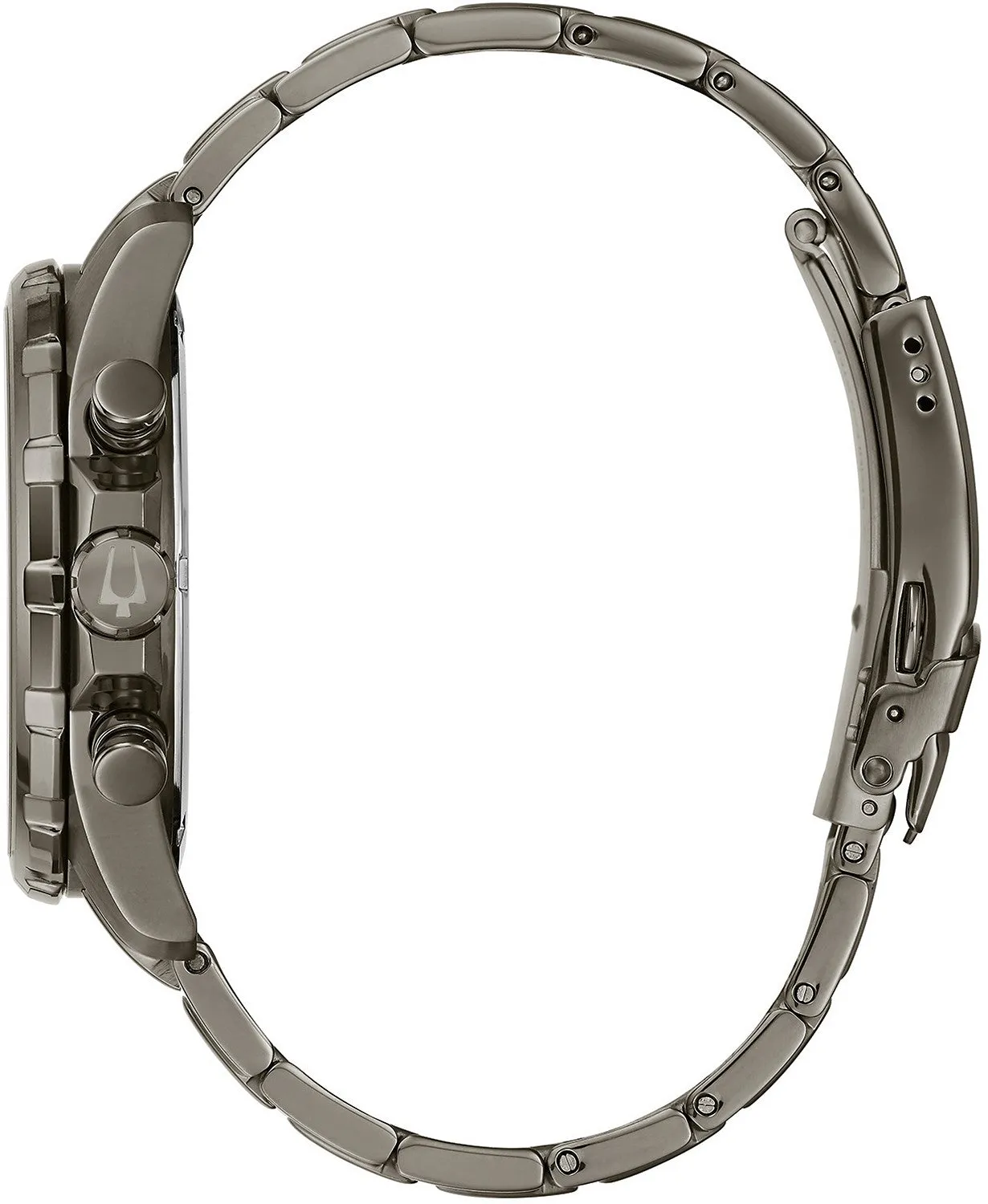 Bulova 98B350 Chronograph Marine Star Gray Stainless Steel Bracelet 43mm Men Watches Lexor Miami