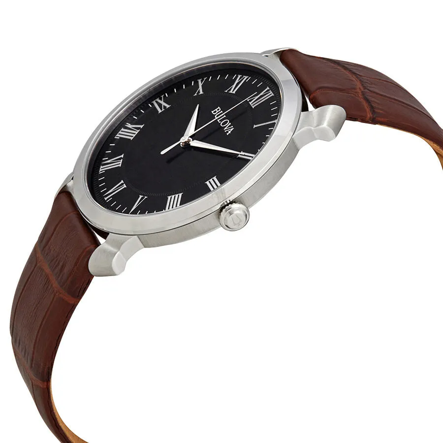 Bulova Classic Black Dial Men's Watch 96A184