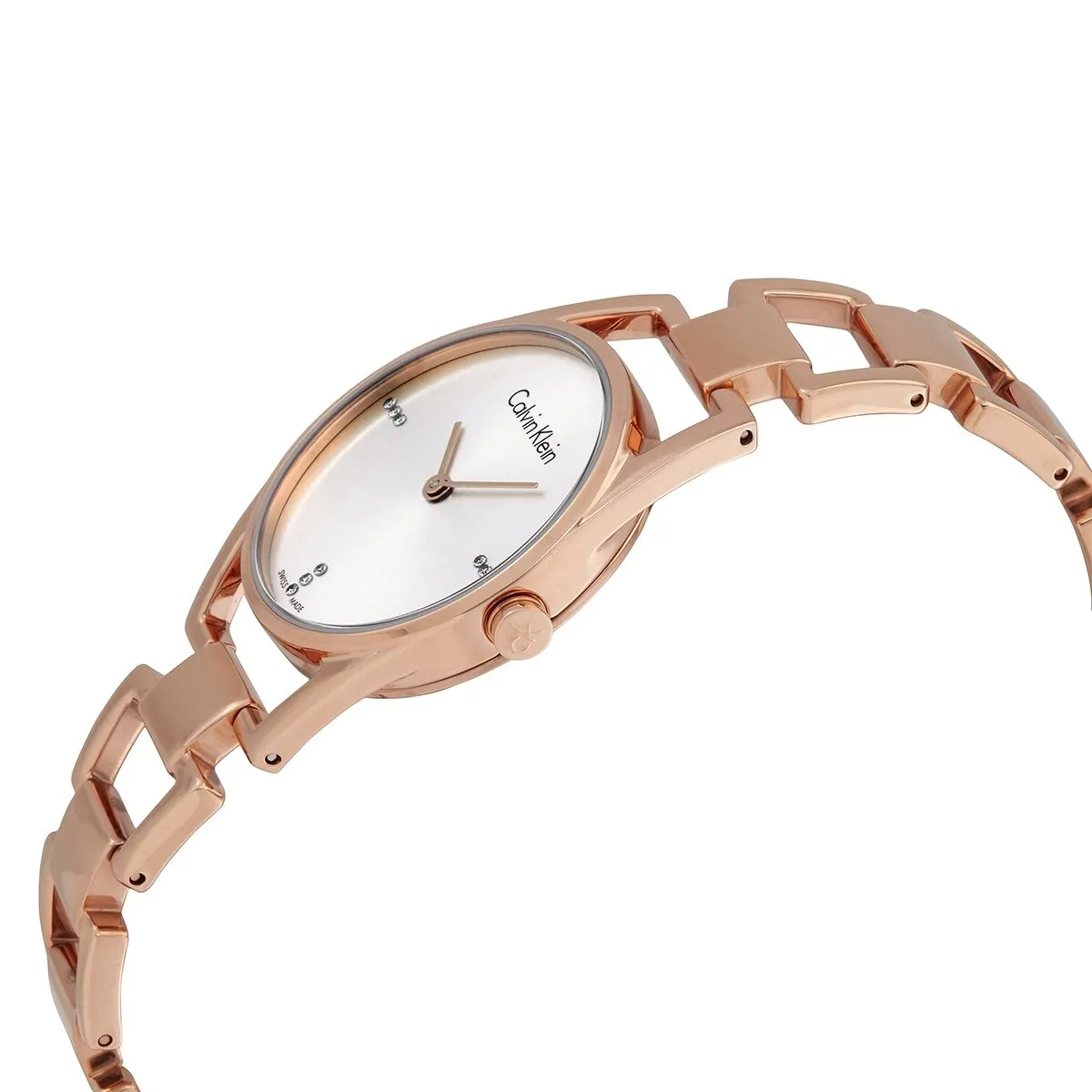 Calvin Klein Dainty Silver Dial Ladies Watch K7L2364T