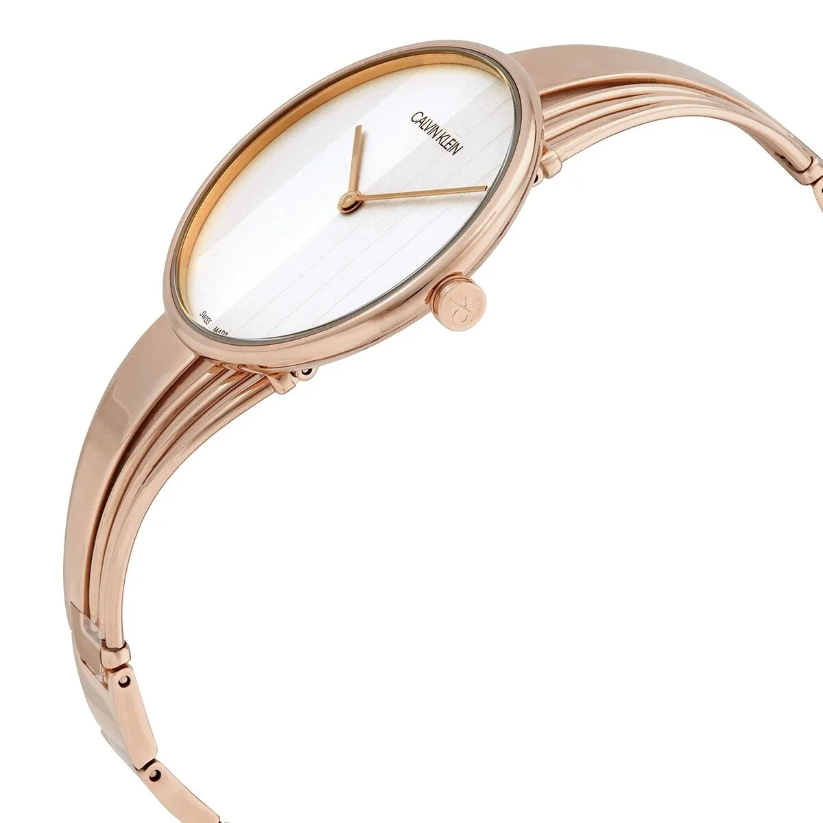 Calvin Klein Drift Quartz Silver Dial Ladies Watch K6S2N616