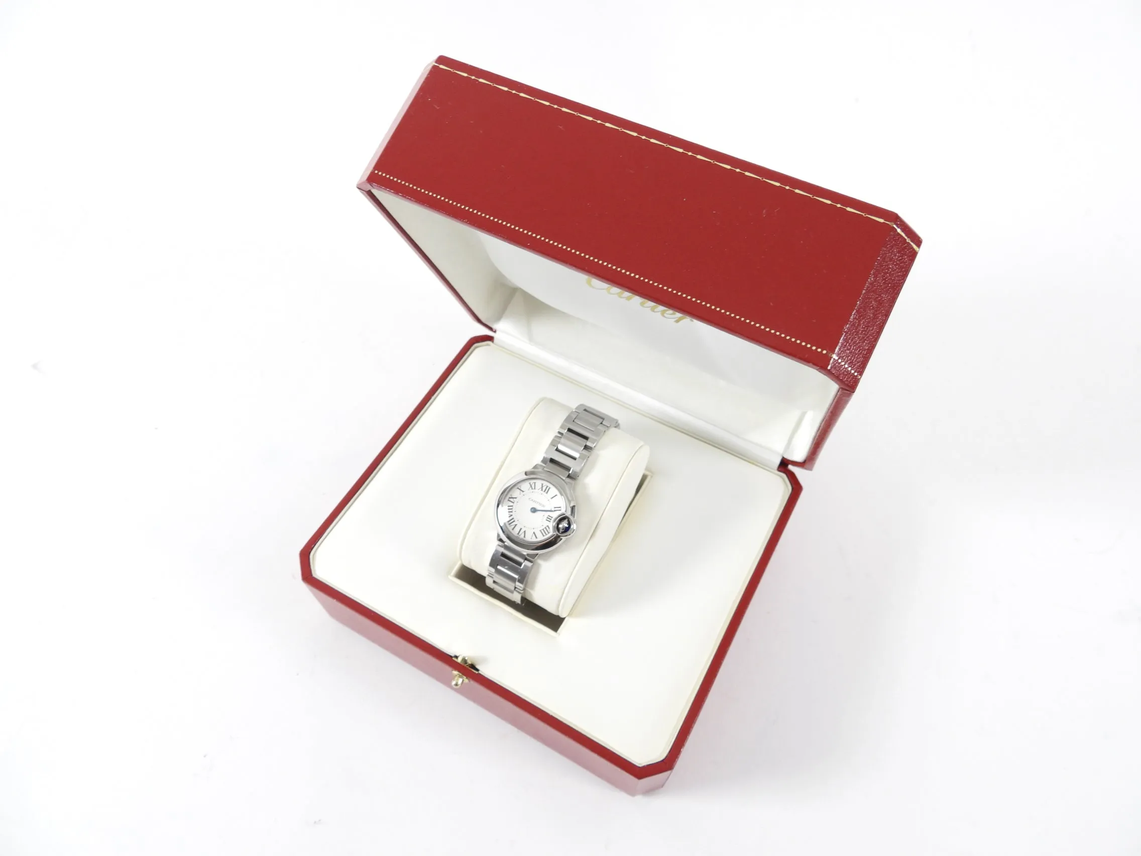 Cartier Ballon Bleu 28mm Steel Quartz Ladies Watch