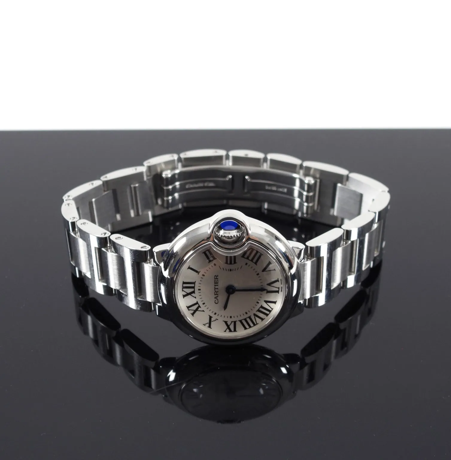 Cartier Ballon Bleu 28mm Steel Quartz Ladies Watch