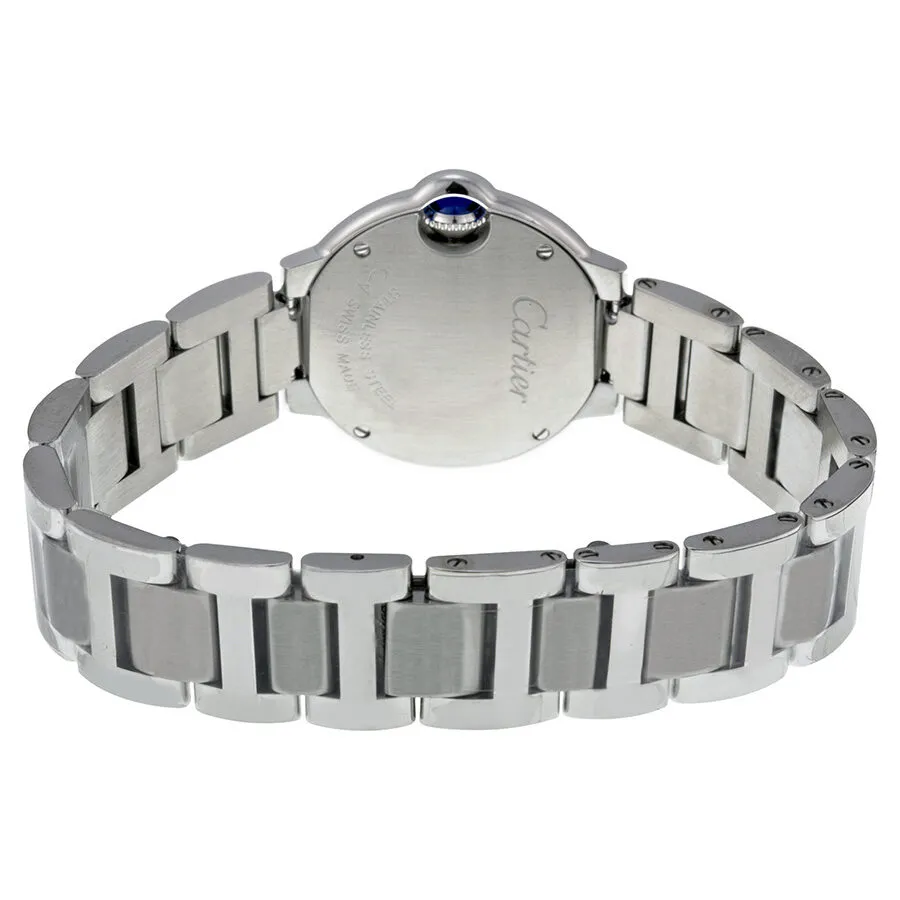Cartier Ballon Bleu Pink Dial Stainless Steel Ladies Watch W6920038