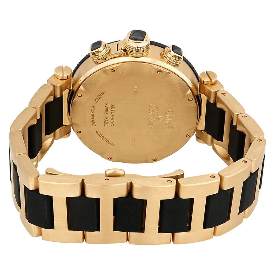 Cartier Pasha Seatimer Black Chronograph Dial Automatic Men's Watch W301970M