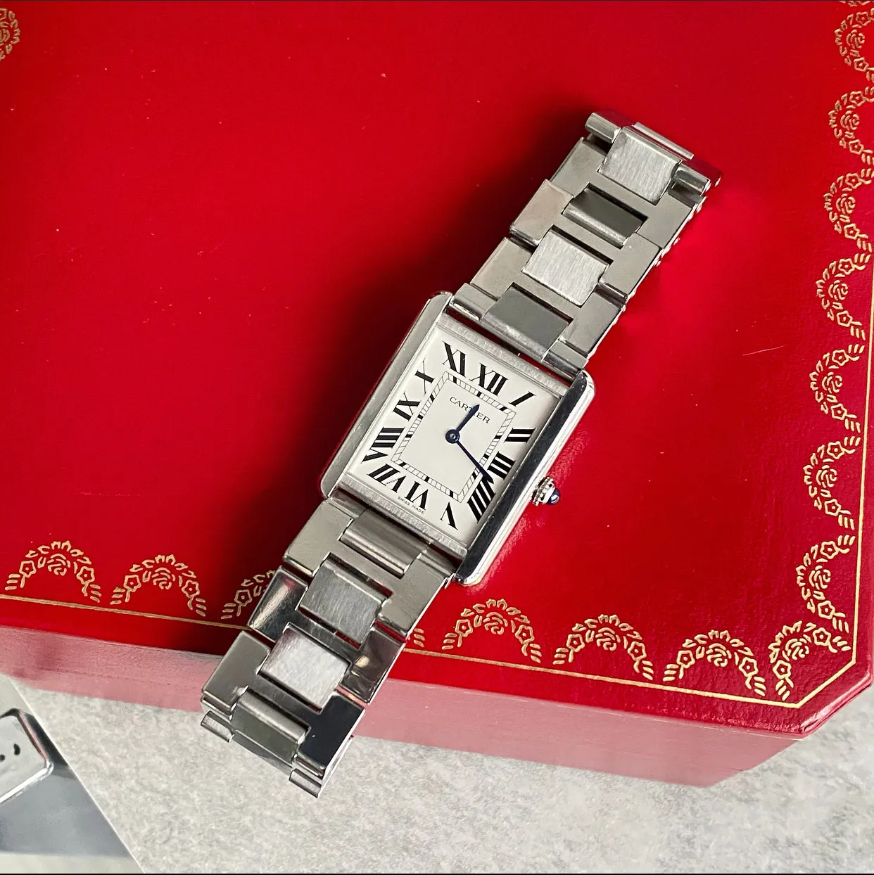 Cartier Tank Solo Large 27mm Stainless Unisex Watch