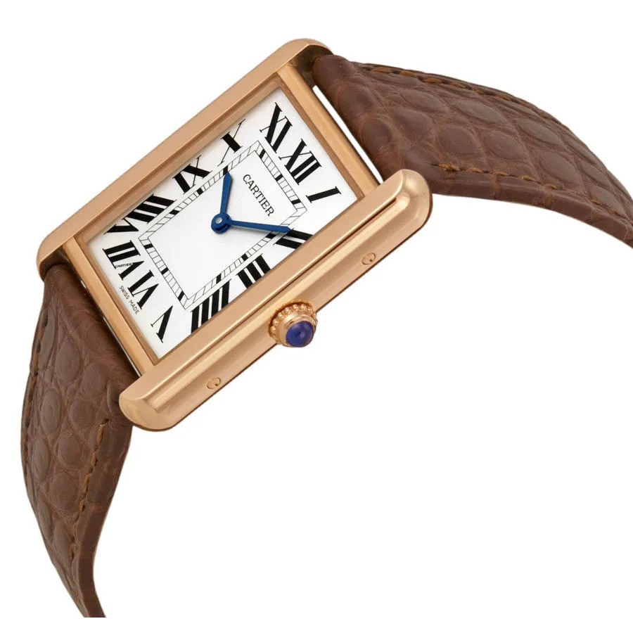 Cartier Tank Solo Silver Dial Ladies Watch W5200025