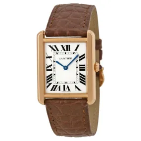 Cartier Tank Solo Silver Dial Ladies Watch W5200025