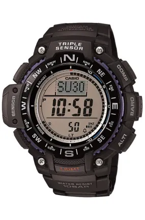 Casio SGW-1000-1ACR Thermometer Compass Altimeter Barometer World Time 5 Alarms Watch New 2015 Model