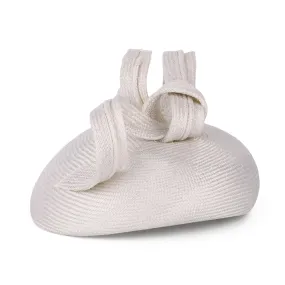 Chapeau Calot en Paille Duchesse De Cambridge blanc cassé WHITELEY