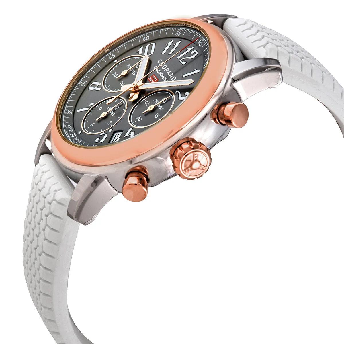 Chopard Mille Miglia Classic Chronograph Automatic Grey Dial 39mm Watch 168588-6001