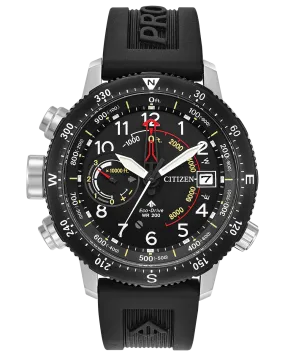 Citizen BN5058-07E ProMaster Altichron Eco-Drive Black Silicone Strap Men Watches