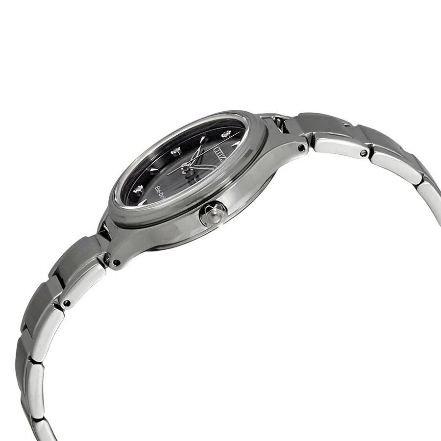Citizen Corso Diamond Black Diamond Dial Ladies Watch FE2100-51E
