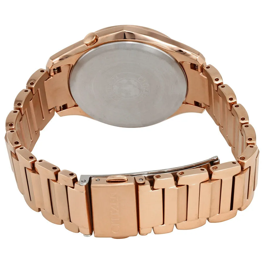 Citizen Modena White Dial Rose Gold-tone Ladies Watch EM0593-56A