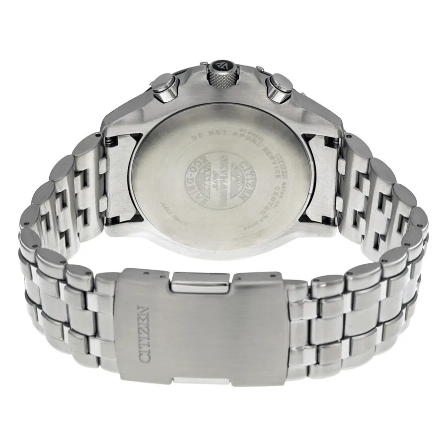 Citizen Skyhawk A-T Stainless Steel Chronograph Atomic Men's Watch JY0000-53E