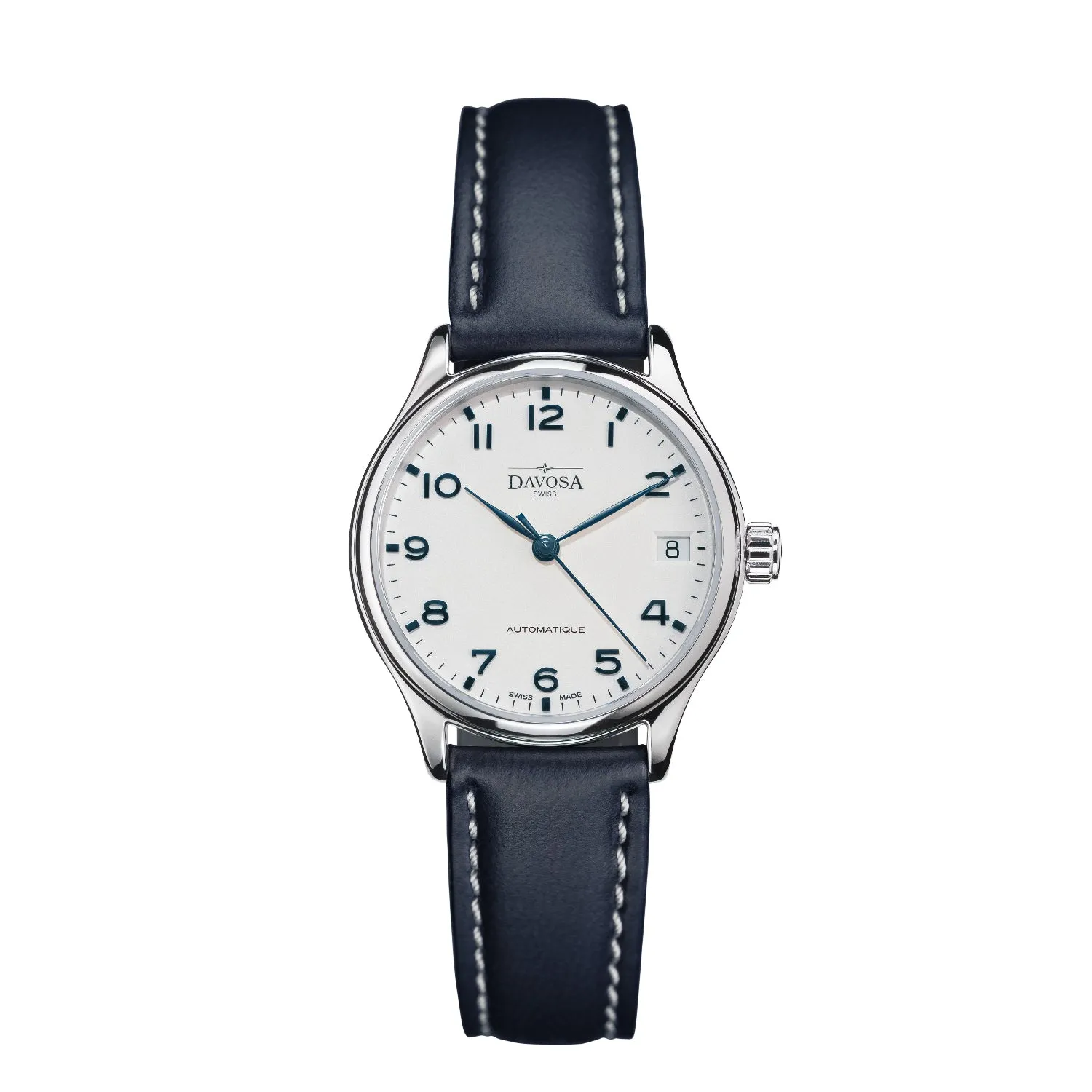 Classic Vegan Automatic Swiss-Made White Blue Executive Watch 16618816