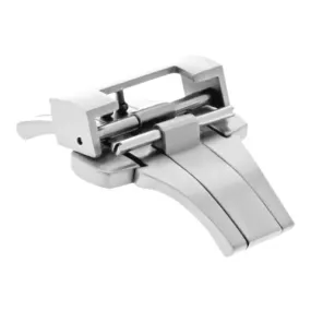 DEPLOYMENT CLASP 22/24MM BAND LEATHER STRAP BUCKLE FOR PANERAI 44MM STEEL POLISH