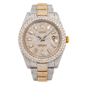 Diamond Datejust 2 Two-Tone Yellow 41mm 27ctw
