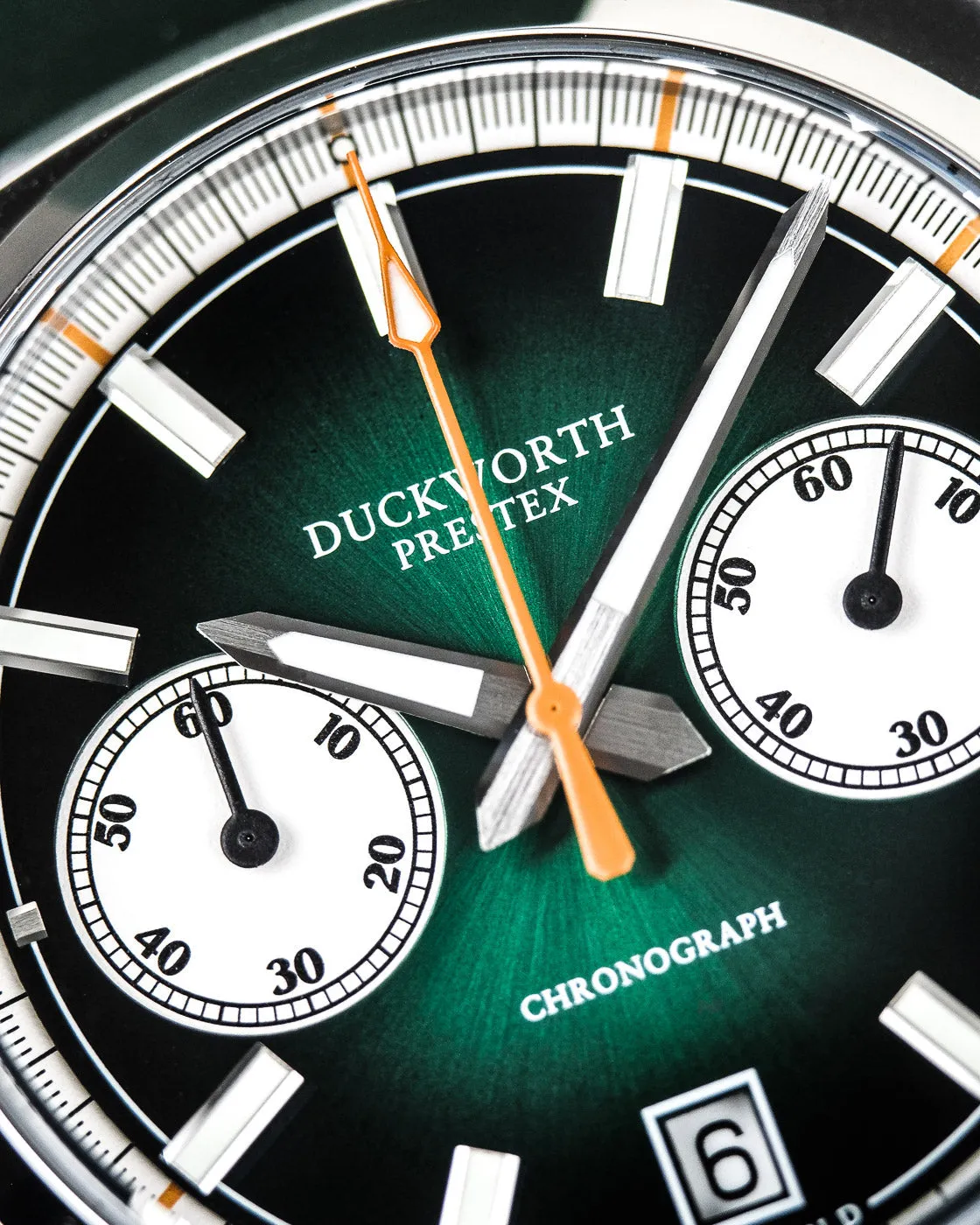 Duckworth Prestex 42 Green Sunburst Olive Green Leather