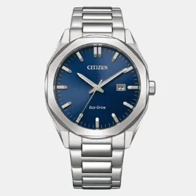 Eco-Drive Men's Analog Stainless Steel Watch BM7600-81L