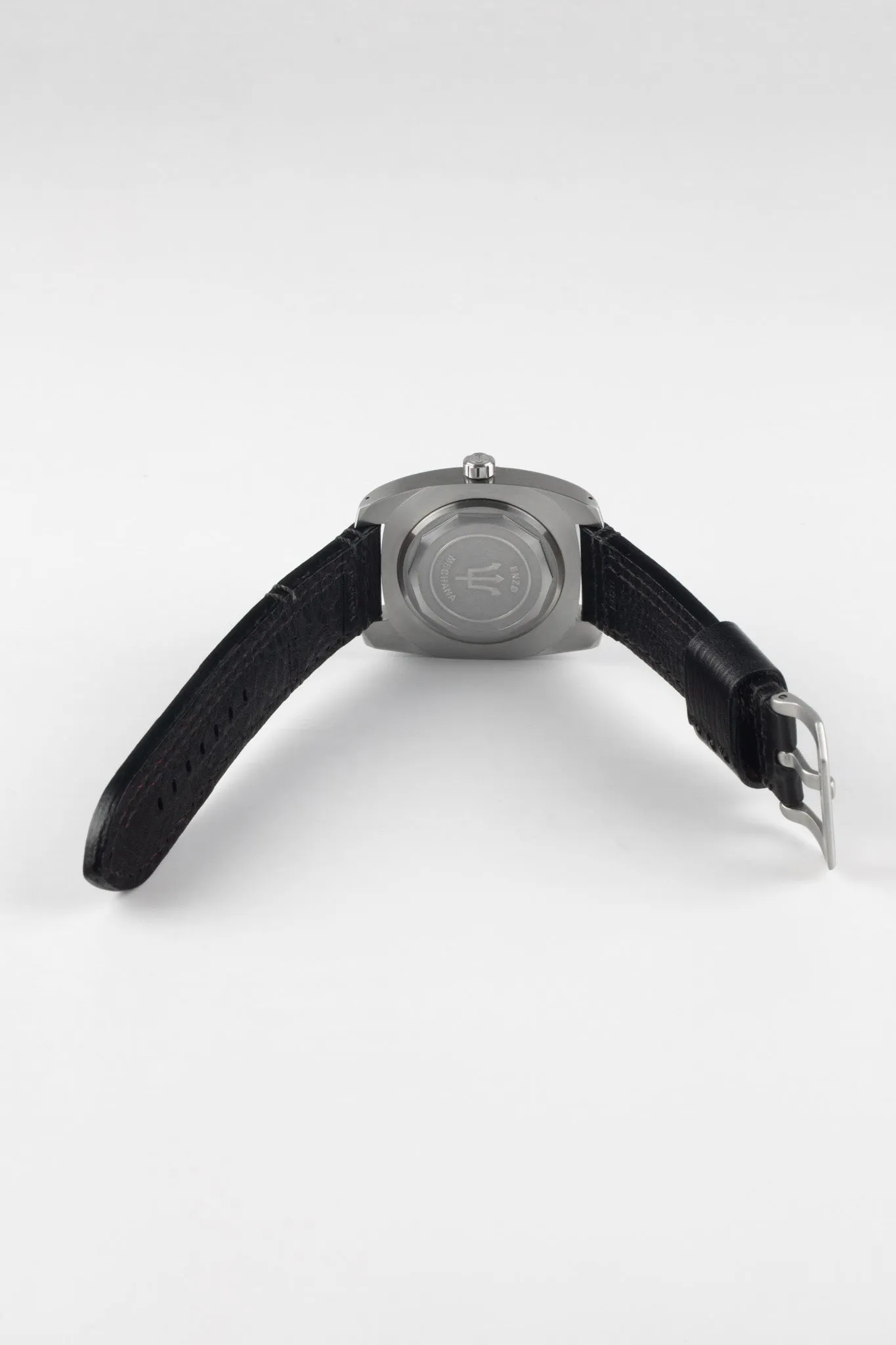 Enzo Mechana ACQUA 500m Peace Collection Automatic Watch - Matt BLACK Dial (Non-Lumed)