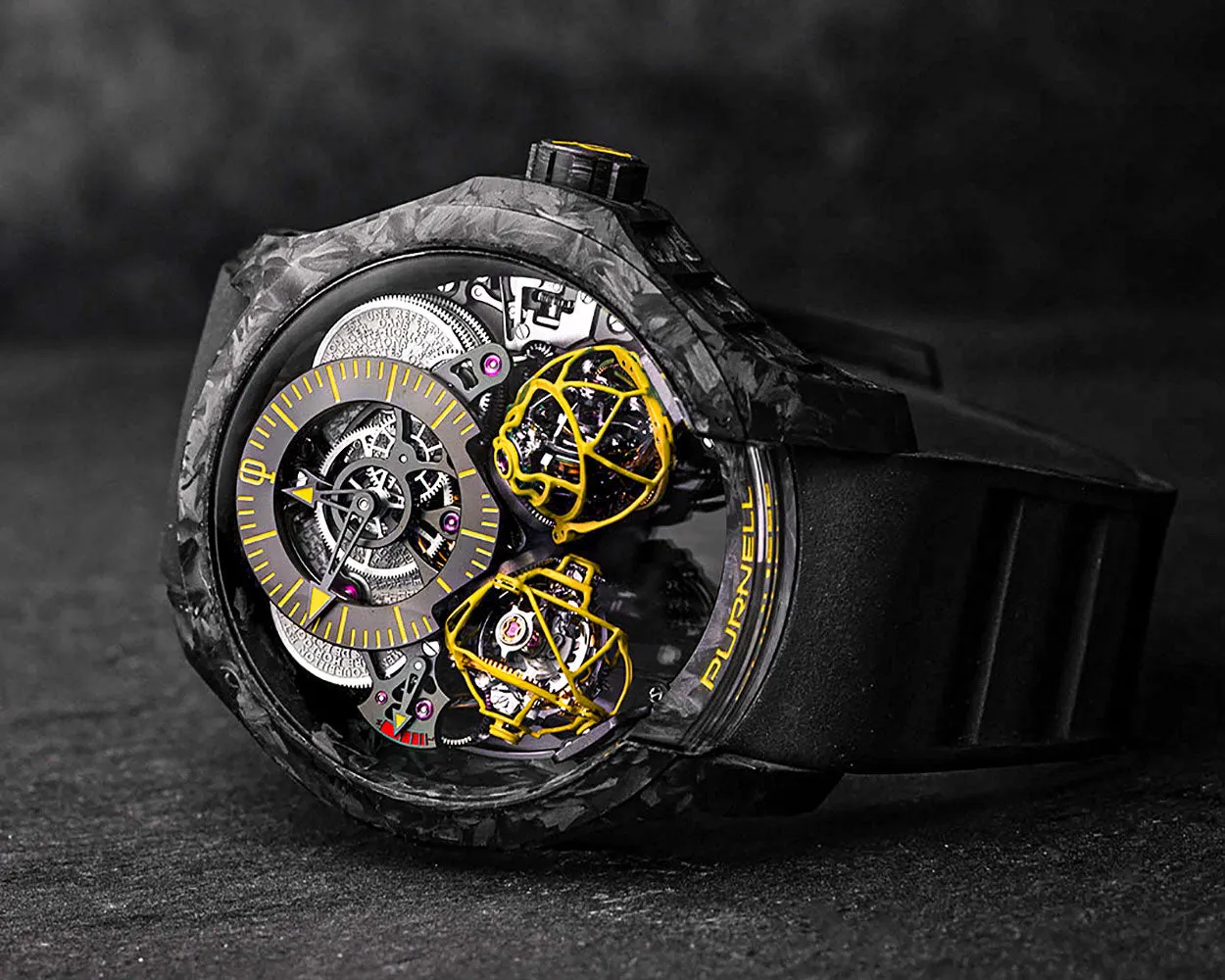 Escape II Forged Carbon Yellow