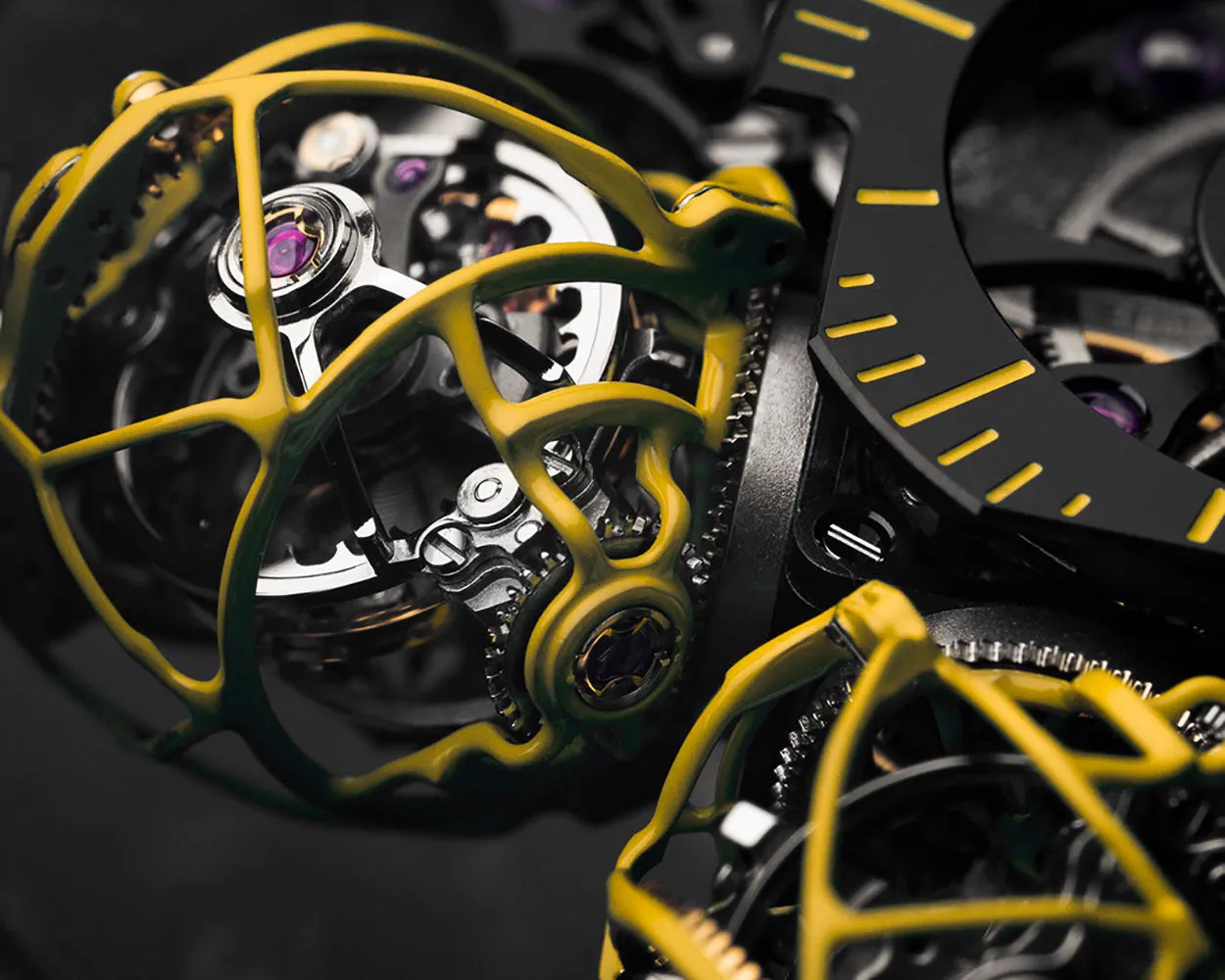 Escape II Forged Carbon Yellow